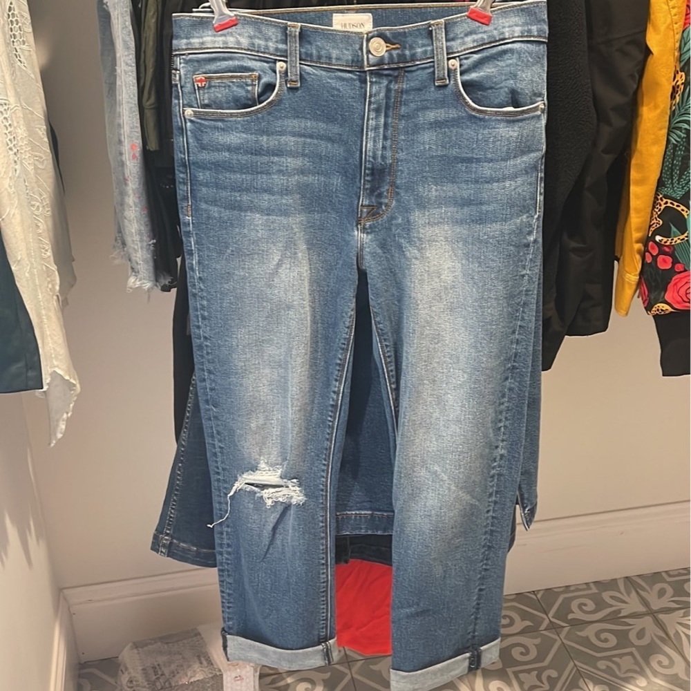 Hudson Cropped Jeans